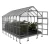 Baumera KLASIKA House greenhouse with pitched galvanised frame and 6 mm polycarbonate panels