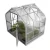 Baumera STANDART Klasika greenhouse with galvanised steel frame and polycarbonate panels