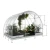 Baumera KLASIKA Tube greenhouse with arched galvanised tubular frame and polycarbonate panels