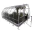 Baumera KLASIKA Tube greenhouse with arched galvanised tubular frame and polycarbonate panels