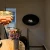 Oval bio fireplace for wall mounting