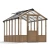 Drivhus cedar wood Natura 8,6 m2