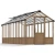 Natura Greenhouse Cedar Wood 15 m²