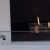 Nebraska White - Square wall-mounted bioethanol fireplace