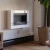 Nebraska White - Square wall-mounted bioethanol fireplace