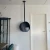 Ottawa Black 50 cm - Round suspended bioethanol fireplace