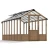 Greenhouse cedar wood Natura 12 m2