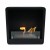 Black Square Bioethanol Fireplace for the Wall