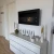 Texas biofire - Black wall mounted bioethanol fireplace with safety glass