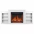 Artiflame Vogue AF28S Electric Fireplace in White Bianco